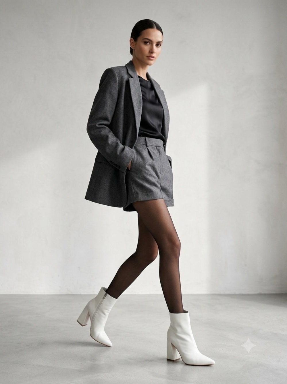 White Ankle Boots